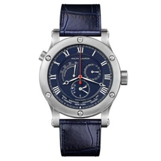 Ralph Lauren - RLR0210700  Sporting 45mm World Time Steel / Blue