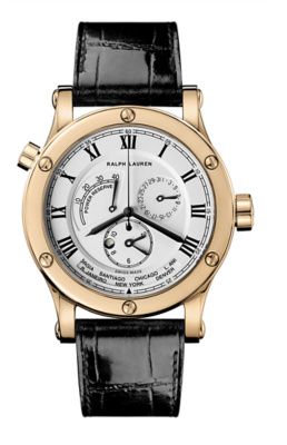 Ralph Lauren - RLR0211700  Sporting 45mm World Time Rose Gold / Silver