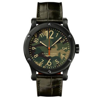 Ralph Lauren - RLR0250703  Safari 39mm Chronometer Aged Steel / Camo