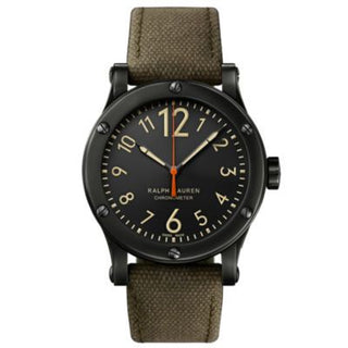 Ralph Lauren - RLR0250900  Safari 39mm Chronometer Aged Steel / Black