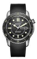 Bremont Supermarine S300 Stainless Steel / Black / Temple Island (S500BK)