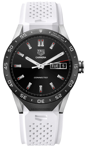 TAG Heuer - SAR8A80.FT6056  Carrera Connected White Strap