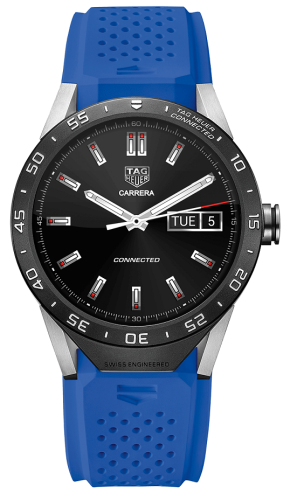 TAG Heuer - SAR8A80.FT6058  Carrera Connected Blue Strap