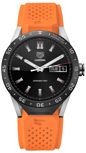 TAG Heuer - SAR8A80.FT6061  Carrera Connected Orange Strap