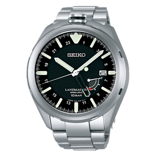 Seiko - SBDB015  Prospex Landmaster Stainless Steel / Black / Bracelet