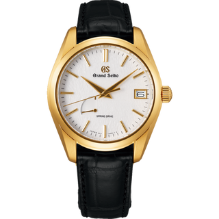 Grand Seiko - SBGA290  Spring Drive Yellow Gold / Snowflake / Strap