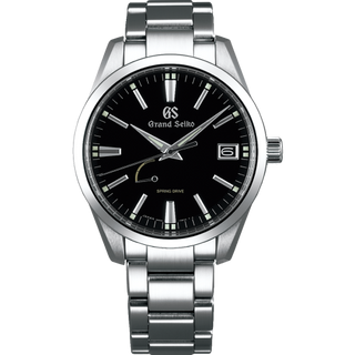 Grand Seiko - SBGA301  Spring Drive Stainless Steel / Black / Bracelet