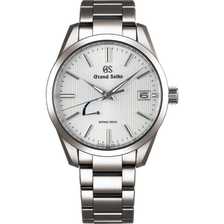 Grand Seiko - SBGA347  Spring Drive Titanium / White / Bracelet