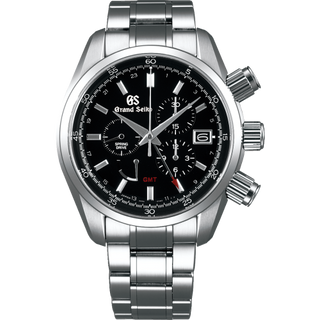 Grand Seiko - SBGC203  Spring Drive Chronograph Stainless Steel / Black / Bracelet