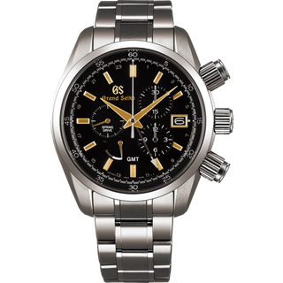 Grand Seiko - SBGC205  Spring Drive Chronograph Titanium / Black / Bracelet