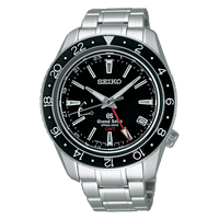 Grand Seiko Spring Drive Chronograph Titanium / Black / Bracelet (SBGE001)