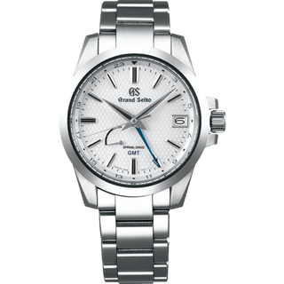 Grand Seiko - SBGE209  Spring Drive GMT Stainless Steel / White / Bracelet