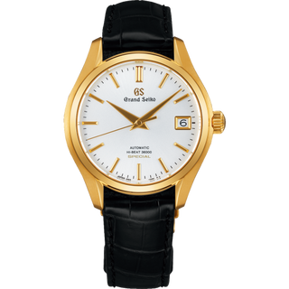 Grand Seiko - SBGH220  Automatic Hi Beat 36000 Special Yellow Gold / White / Strap