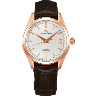 Grand Seiko - SBGH222  Automatic Hi Beat 36000 Special Pink Gold / White / Strap