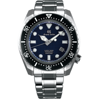 Grand Seiko - SBGH257  Automatic Hi-Beat 36000 Professional 600 m Diver's Titanium / Blue / Bracelet / Limited Edition