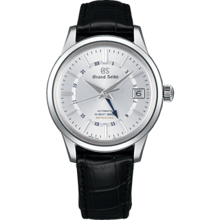 Grand Seiko - SBGJ207  Automatic Hi Beat 36000 GMT Special White Gold / Silver / Strap