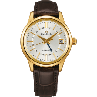 Grand Seiko - SBGJ208  Automatic Hi Beat 36000 GMT Special Yellow Gold / Silver / Strap