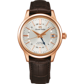 Grand Seiko - SBGJ210  Automatic Hi Beat 36000 GMT Special Pink Gold / Silver / Strap