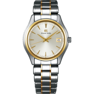 Grand Seiko - SBGX202  Quartz Date Stainless Steel / Yellow Gold / Silver / Bracelet