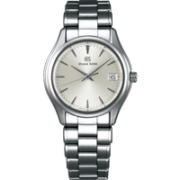 Grand Seiko Quartz Date Stainless Steel / Yellow Gold / Silver / Bracelet (SBGX205)