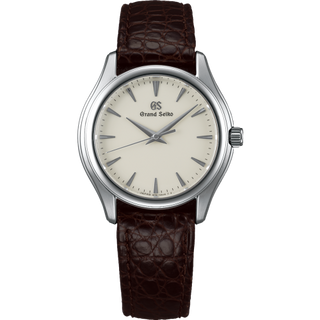 Grand Seiko - SBGX209  Quartz Stainless Steel / Cream / Strap