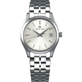 Grand Seiko - SBGX219  Quartz Date White Gold / Silver / Bracelet