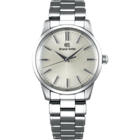 Grand Seiko Quartz Date White Gold / Silver / Bracelet (SBGX319)