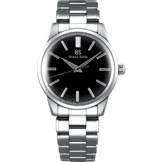 Grand Seiko - SBGX321  Quartz Stainless Steel / Black / Bracelet