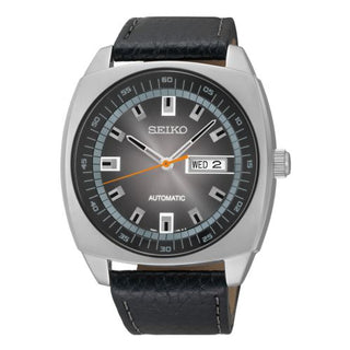 Seiko - SNKN01  Recraft Cushion Stainless Steel / Grey / Strap