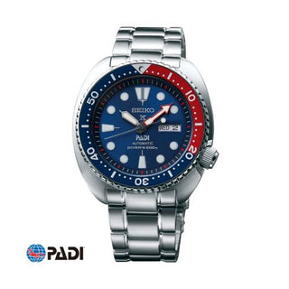 Seiko - SRPA21  Prospex Diver Turtle Stainless Steel / Blue / Bracelet / Padi