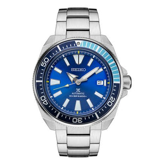 Seiko - SRPB09  Prospex Diver Samurai Stainless Steel / Blue Lagoon / Bracelet