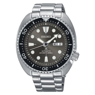 Seiko - SRPC23  Prospex Diver Turtle Stainless Steel / Grey / Bracelet