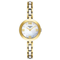 Tissot Flamingo PVD Yellow Gold / MOP / Bracelet (T003.209.22.117.00)