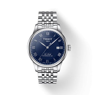 Tissot - T006.407.11.043.00  Le Locle Powermatic 80 39.3 Stainless Steel / Blue / Bracelet