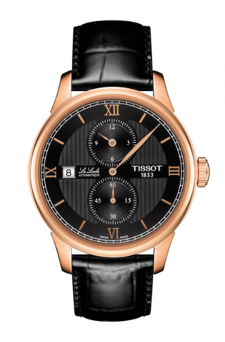 Tissot - T006.428.36.058.02  Le Locle Regulateur Pink Gold / Black