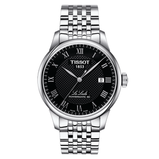 Tissot - T006.407.11.053.00  Le Locle Powermatic 80 39.3 Stainless Steel / Black / Bracelet