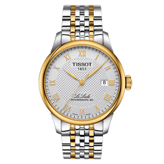 Tissot - T006.407.22.033.01  Le Locle Powermatic 80 39.3 Stainless Steel - Yellow Gold / Silver / Bracelet