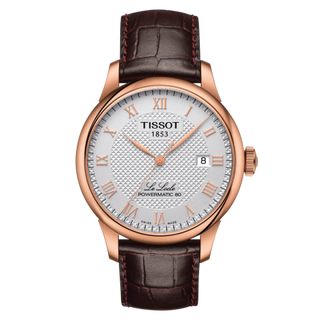 Tissot - T006.407.36.033.00  Le Locle Powermatic 80 39.3 Rose Gold / Silver / Strap