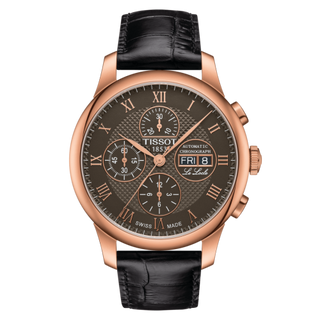 Tissot - T006.414.36.443.00  Le Locle 42.3 Valjoux Chronograph Rose Gold PVD / Bronze