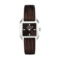 Tissot T-Wave Square Quartz 23.6 Stainless Steel / MOP / Strap (T02.1.215.61)