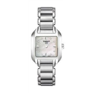 Tissot - T02.1.285.74  T-Wave Square Quartz 23.6 Stainless Steel / MOP / Bracelet