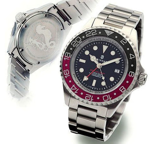 Steinhart - T0213  Ocean 44 GMT Black - Red