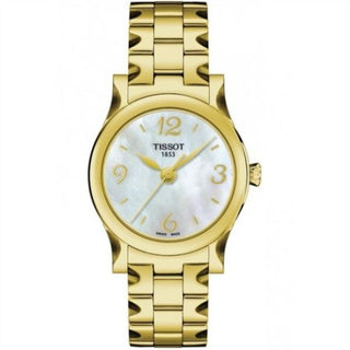 Tissot - T028.210.33.117.00  Stylis-T Quartz 29 Yellow Gold PVD / MOP / Bracelet