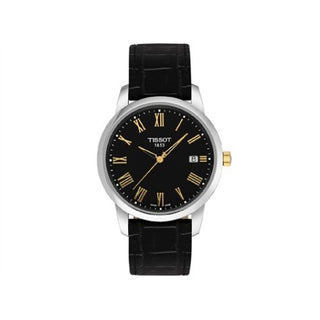 Tissot - T033.410.26.053.01  Dream Quartz 38 Stainless Steel / Yellow Gold PVD / Black / Strap