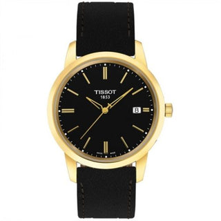 Tissot - T033.410.36.051.01  Dream Quartz 38 Yellow Gold PVD / Black / Strap