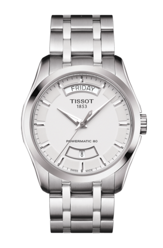 Tissot - T035.407.11.031.01  Couturier Powermatic 80 Stainless Steel / Silver / Bracelet