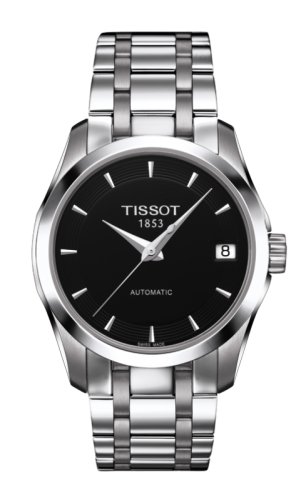 Tissot - T035.207.11.051.00  Couturier Automatic Ladies Black