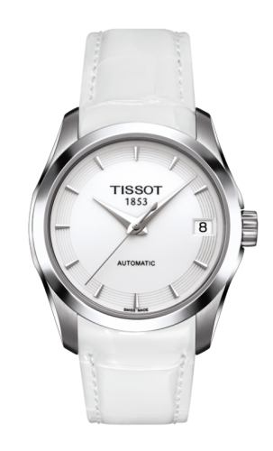 Tissot - T035.207.16.011.00  Couturier Automatic Ladies White