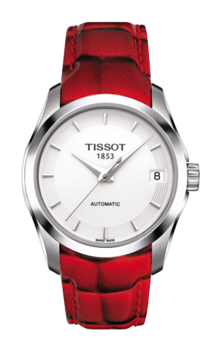 Tissot - T035.207.16.011.01  Couturier Automatic Ladies Red