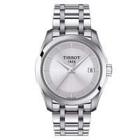 Tissot Couturier Powermatic 80 32 Rose Gold PVD / Grey / Strap (T035.210.11.031.00)